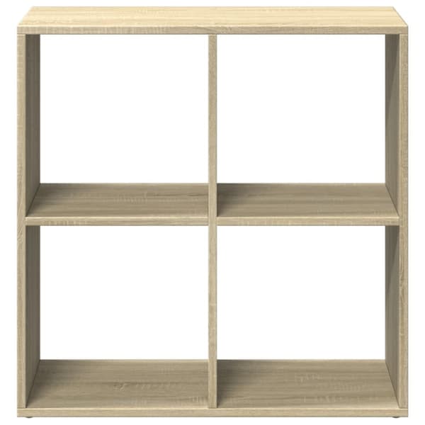 vidaXL bogreol/rumdeler 69,5x29x69,5 cm konstrueret træ sonoma-eg