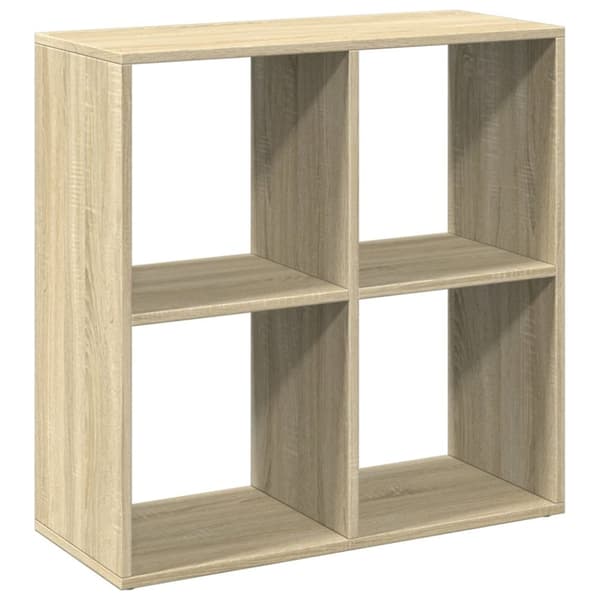 vidaXL bogreol/rumdeler 69,5x29x69,5 cm konstrueret træ sonoma-eg
