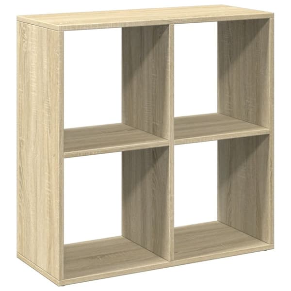 vidaXL bogreol/rumdeler 69,5x29x69,5 cm konstrueret træ sonoma-eg