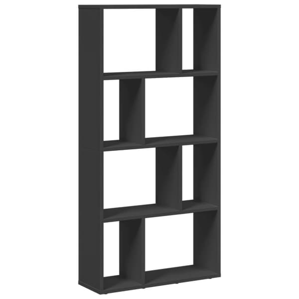 vidaXL Bokhylla svart 60x20x120 cm konstruerat trä