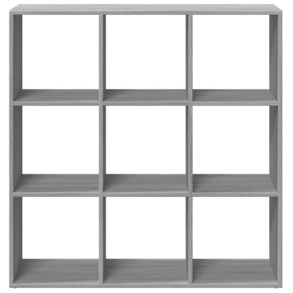 vidaXL bogreol/rumdeler 102x29x103,5 cm konstrueret træ grå sonoma-eg
