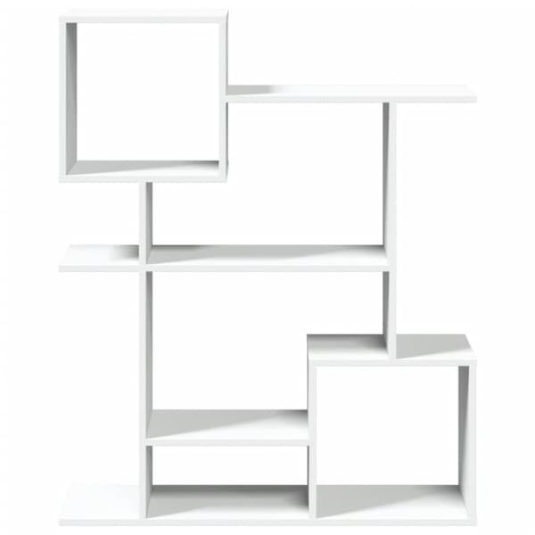 vidaXL Romdeler bokhylle hvit 92x29x112 cm konstruert tre