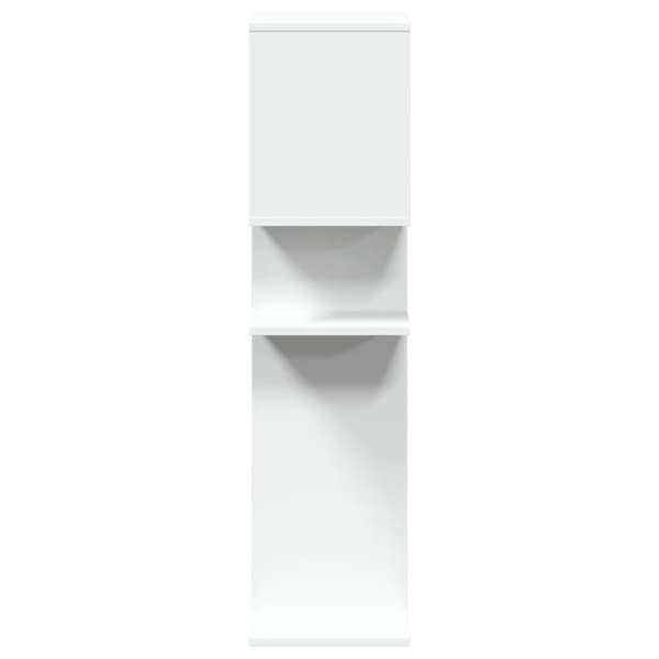 vidaXL Romdeler bokhylle hvit 92x29x112 cm konstruert tre