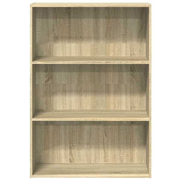 vidaXL bogreol 80x30x114 cm konstrueret træ sonoma-eg