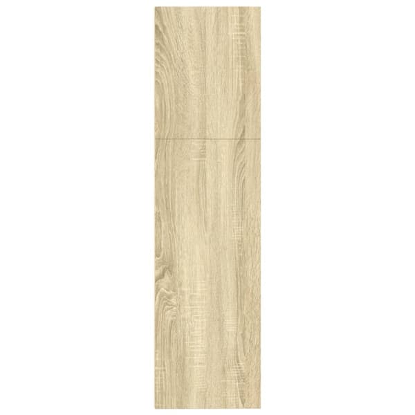 vidaXL bogreol 80x30x114 cm konstrueret træ sonoma-eg