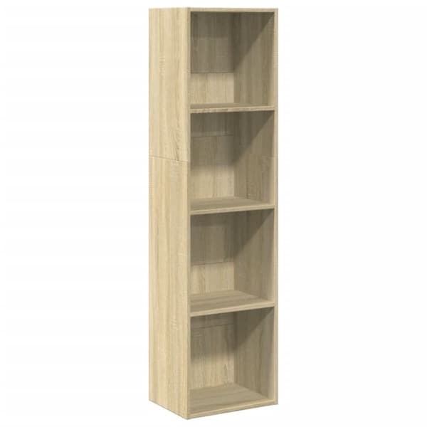 vidaXL bogreol 40x30x152 cm konstrueret træ sonoma-eg