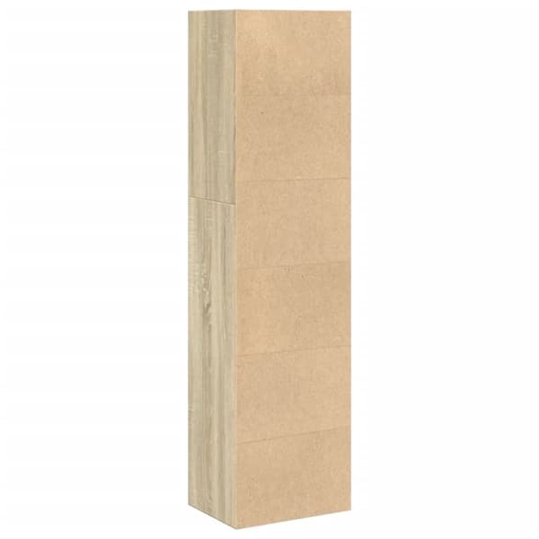 vidaXL bogreol 40x30x152 cm konstrueret træ sonoma-eg