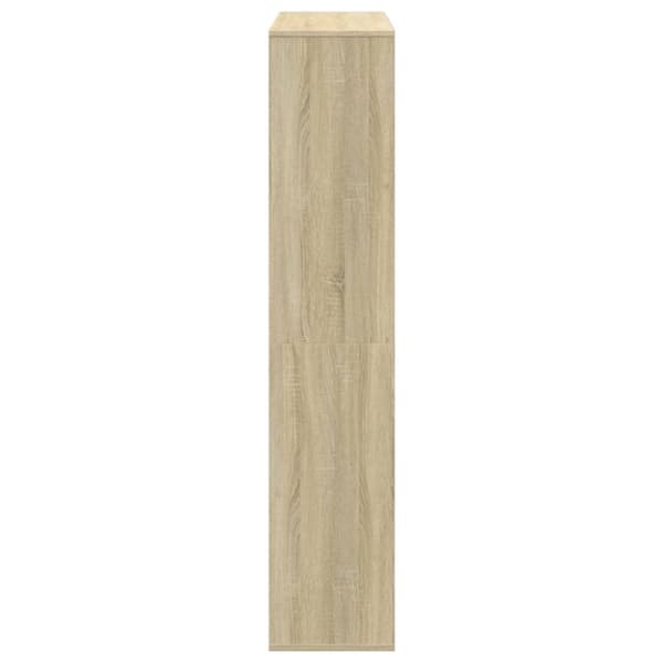 vidaXL Kirjahylly Sonoma-tammi 102x29x143 cm lastulevy