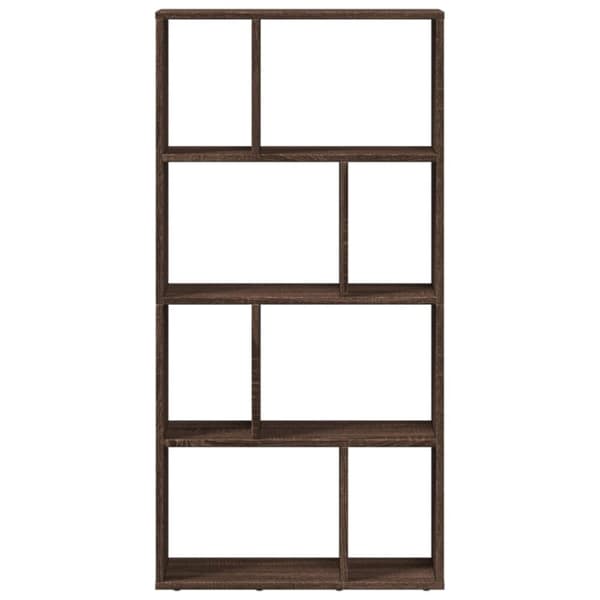 vidaXL Bokhylle brun eik 60x20x120 cm konstruert tre