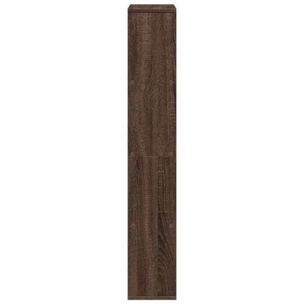 vidaXL Bokhylle brun eik 60x20x120 cm konstruert tre