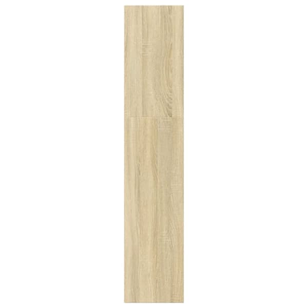 vidaXL Bokhylle sonoma eik 40x30x152 cm konstruert tre