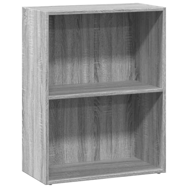vidaXL Bokhylle grå sonoma 60x30x77 cm konstruert tre
