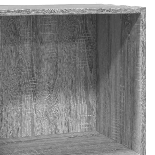 vidaXL Bokhylle grå sonoma 60x30x77 cm konstruert tre