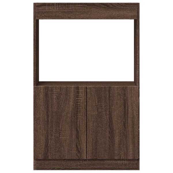 vidaXL Highboard brun eik 63x33x100 cm konstruert tre