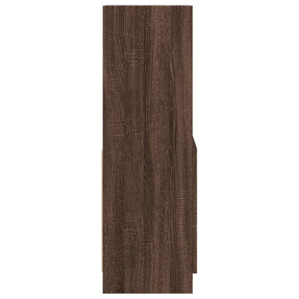 vidaXL Highboard brun eik 63x33x100 cm konstruert tre