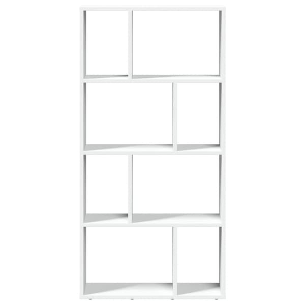 vidaXL Kirjahylly valkoinen 60x20x120 cm tekninen puu