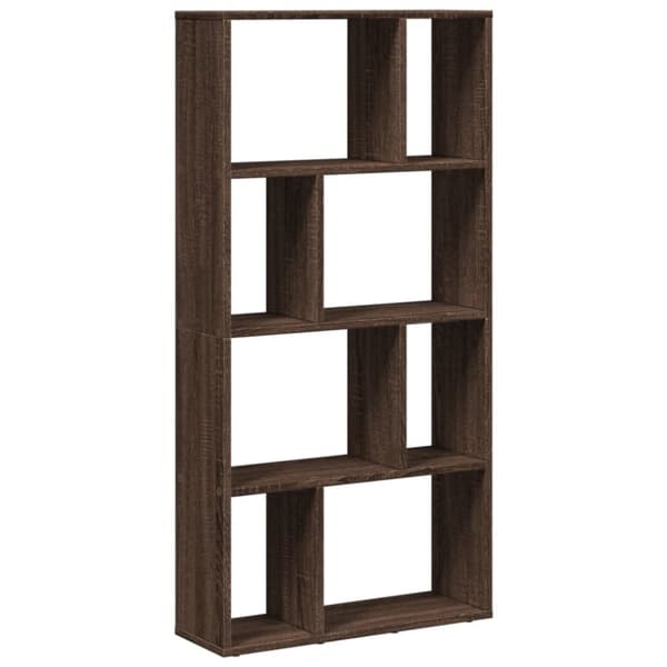 vidaXL bogreol 60x20x120 cm konstrueret træ brun egetræsfarve
