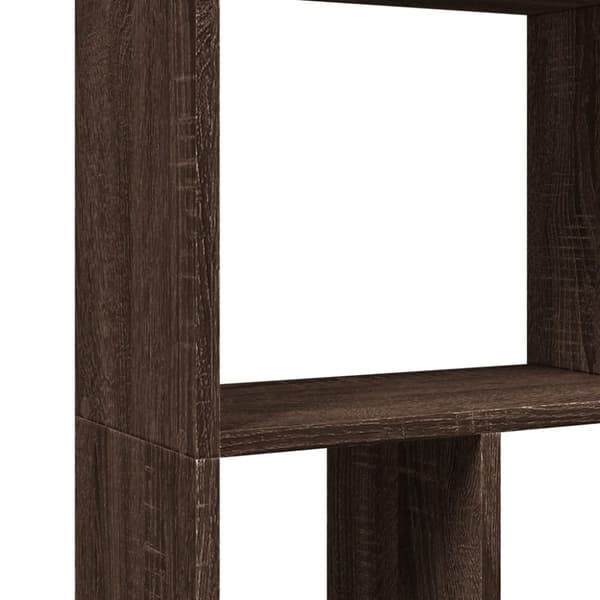 vidaXL bogreol 60x20x120 cm konstrueret træ brun egetræsfarve