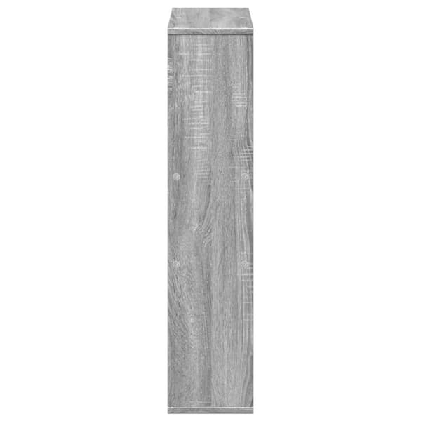 vidaXL Bokhylla grå sonoma 63x20x90 cm konstruerat trä