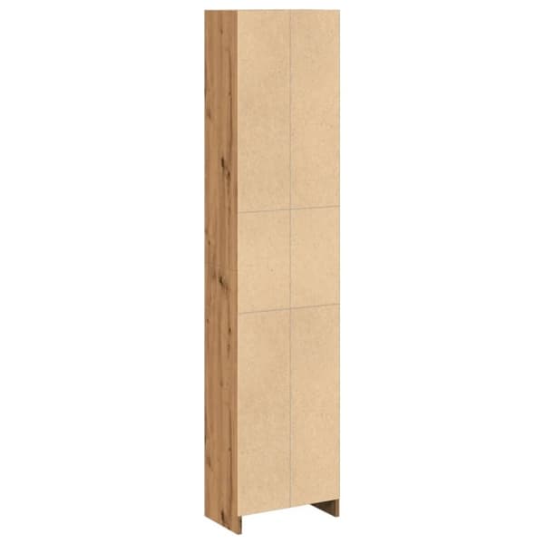 vidaXL Kirjahylly artesaani tammi 40x24x176 cm tekninen puu