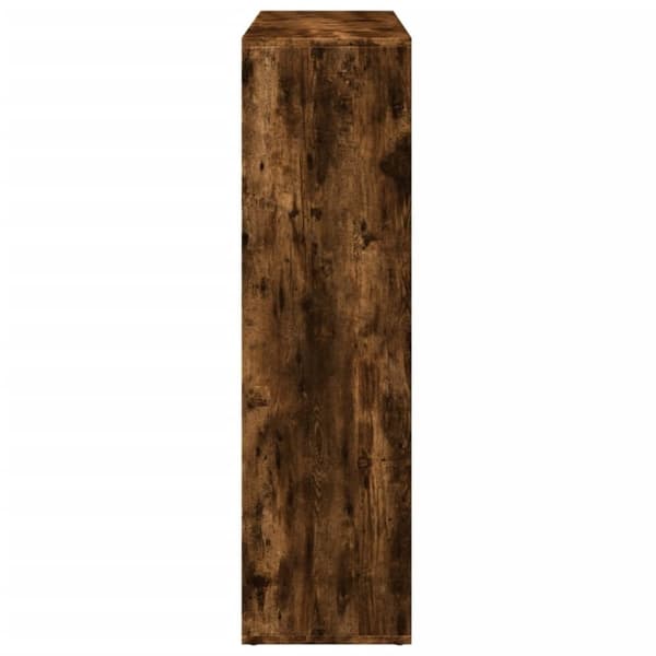 vidaXL Huoneenjakaja/kirjahylly savutammi 102x29x103,5 cm tekninen puu