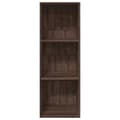 Miniatyrbilde 5 av 11: vidaXL Bokhylle brun eik 40x30x114 cm konstruert tre