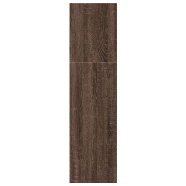 vidaXL Bokhylle brun eik 40x30x114 cm konstruert tre