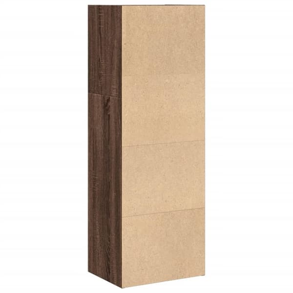 vidaXL Bokhylle brun eik 40x30x114 cm konstruert tre