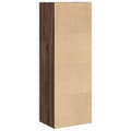 Miniatyrbilde 7 av 11: vidaXL Bokhylle brun eik 40x30x114 cm konstruert tre