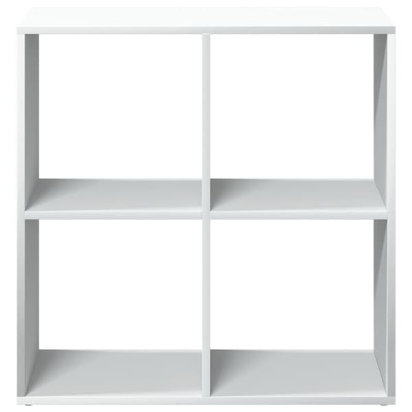 vidaXL Romdeler bokhylle hvit 69,5x29x69,5 cm konstruert tre