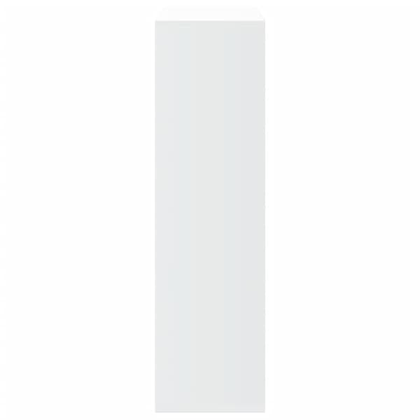 vidaXL bogreol/rumdeler 69,5x29x103,5 cm konstrueret træ hvid