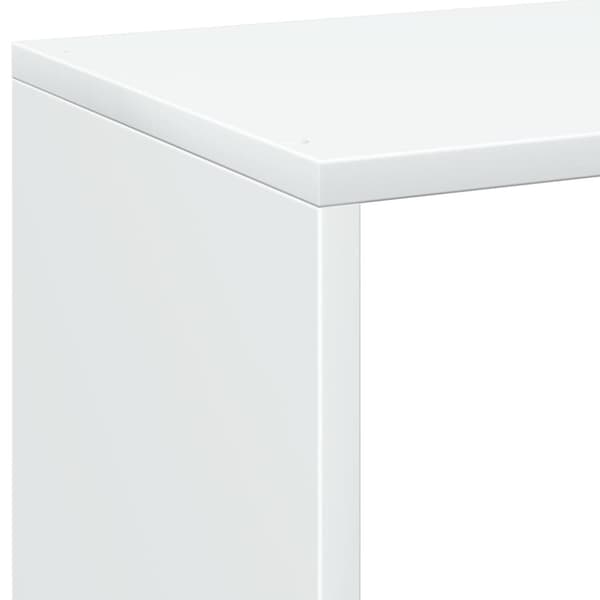 vidaXL bogreol/rumdeler 69,5x29x103,5 cm konstrueret træ hvid