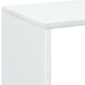 Miniatyrbillede 10 af 11: vidaXL bogreol/rumdeler 69,5x29x103,5 cm konstrueret træ hvid