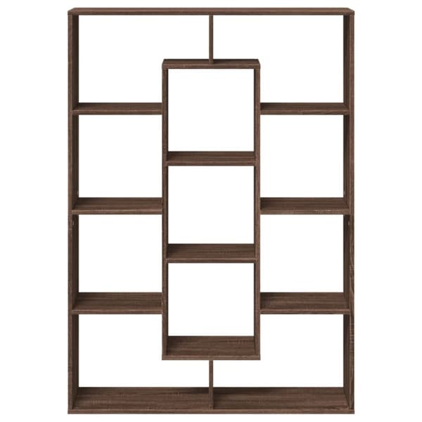 vidaXL bogreol 102x29x143 cm konstrueret træ brun egetræ