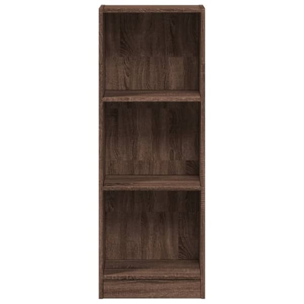 vidaXL Bokhylle brun eik 40x24x109 cm konstruert tre