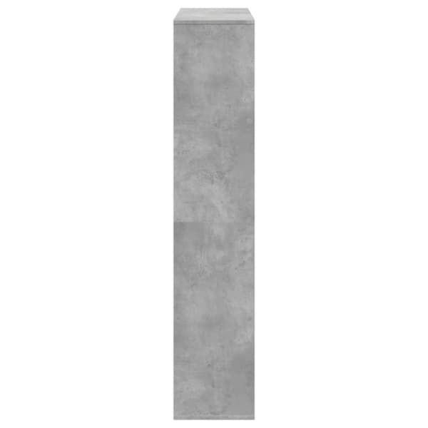 vidaXL Bokhylle betonggrå 102x29x143 cm konstruert tre
