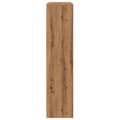 Miniatyrbilde 7 av 11: vidaXL Bokhylle 3 etasjer artisan eik 123x29x123 cm konstruert tre