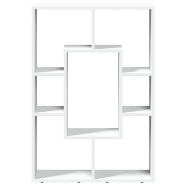 vidaXL Kirjahylly valkoinen 63x20x90 cm tekninen puu