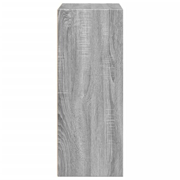 vidaXL bogreol 60x30x77 cm konstrueret træ grå sonoma-eg
