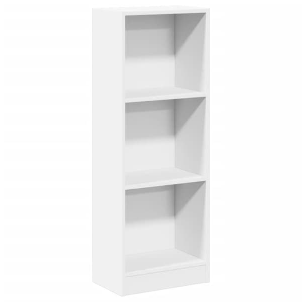 vidaXL Bokhylle hvit 40x24x109 cm konstruert tre