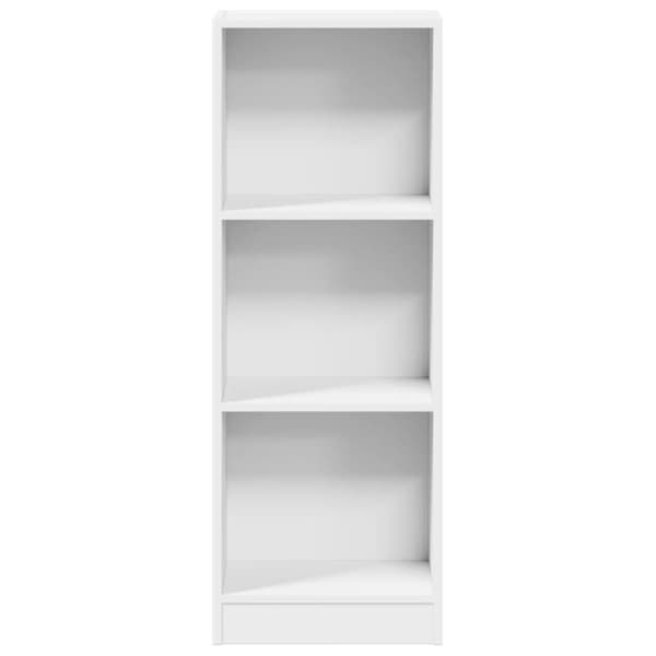 vidaXL Bokhylle hvit 40x24x109 cm konstruert tre