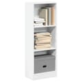 Miniatyrbilde 2 av 11: vidaXL Bokhylle hvit 40x24x109 cm konstruert tre