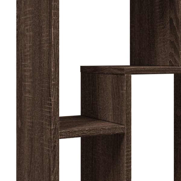 vidaXL bogreol 63x20x90 cm konstrueret træ brun egetræsfarve