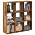 Pikkukuva 2 / 11: vidaXL Huoneenjakaja/kirjahylly vanha puu 102x29x103,5 cm tekninen puu