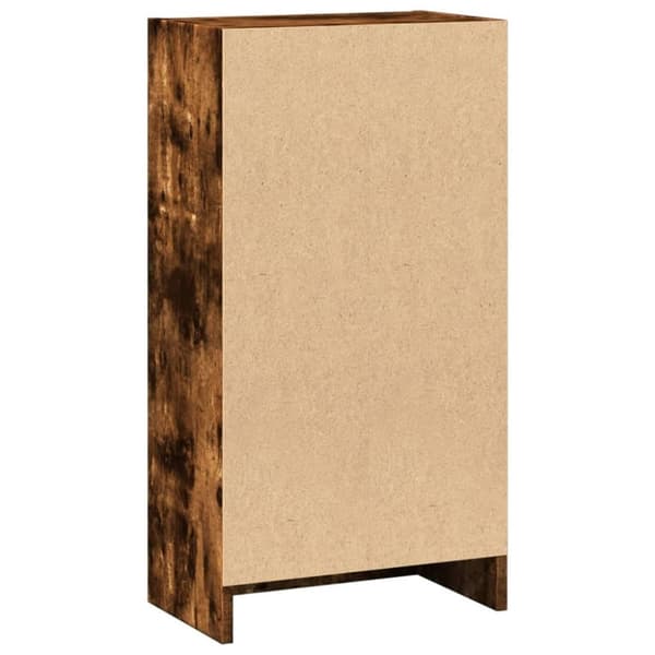 vidaXL Bokhylle røkt eik 40x24x76 cm konstruert tre