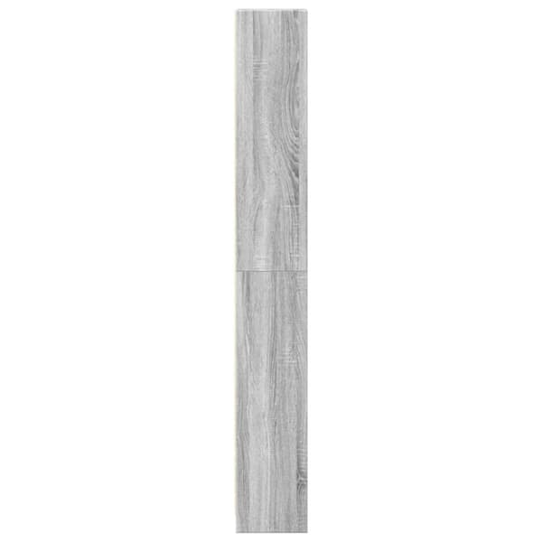 vidaXL bogreol 40x24x176 cm konstrueret træ grå sonoma-eg