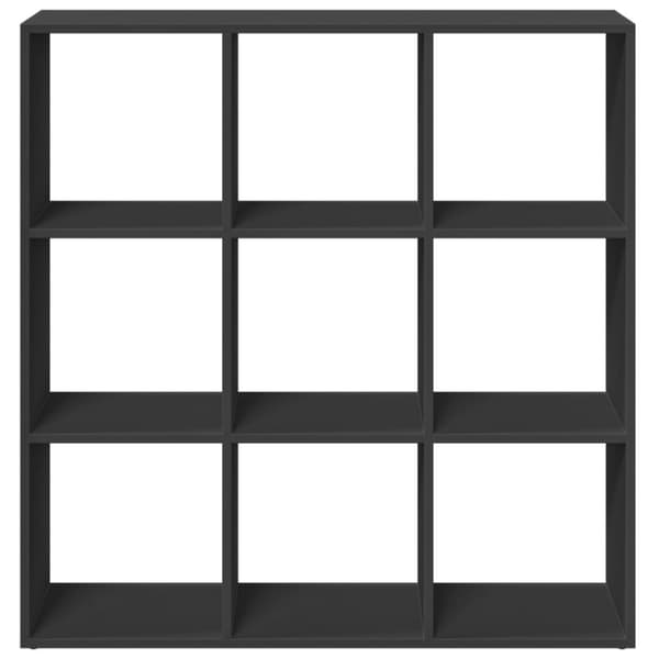 vidaXL bogreol/rumdeler 102x29x103,5 cm konstrueret træ sort