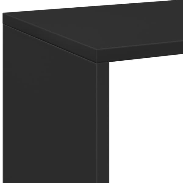 vidaXL bogreol/rumdeler 102x29x103,5 cm konstrueret træ sort
