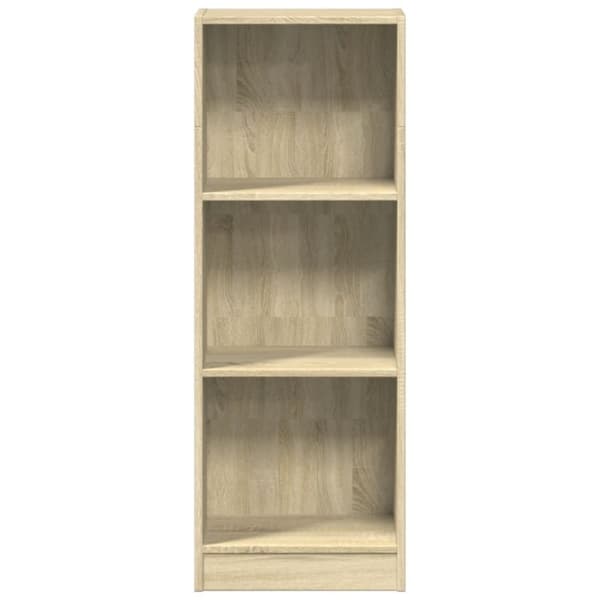 vidaXL bogreol 40x24x109 cm konstrueret træ sonoma-eg