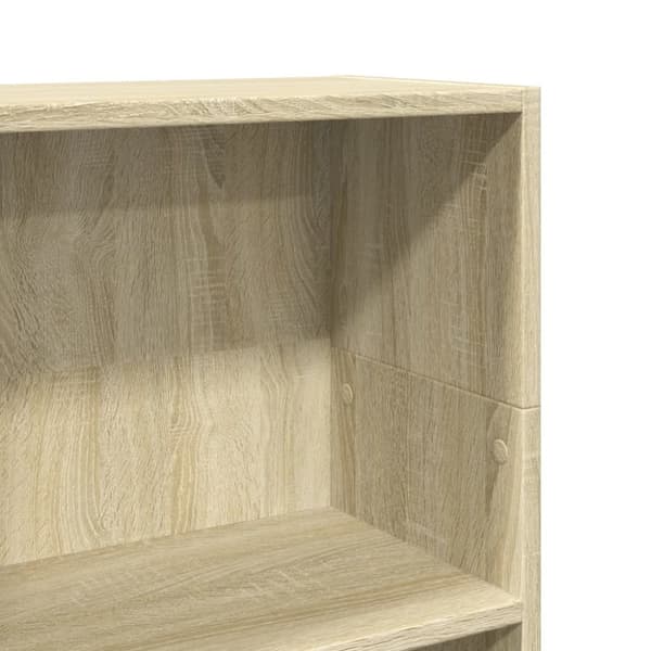 vidaXL bogreol 40x24x109 cm konstrueret træ sonoma-eg